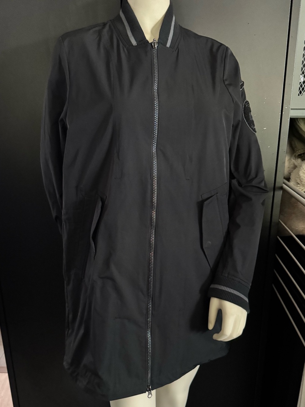 Nike Field Sport Jacket Black Bomber Dugout Size Small